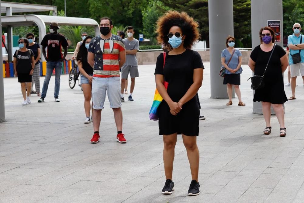 Protesta contra el racismo en Murcia