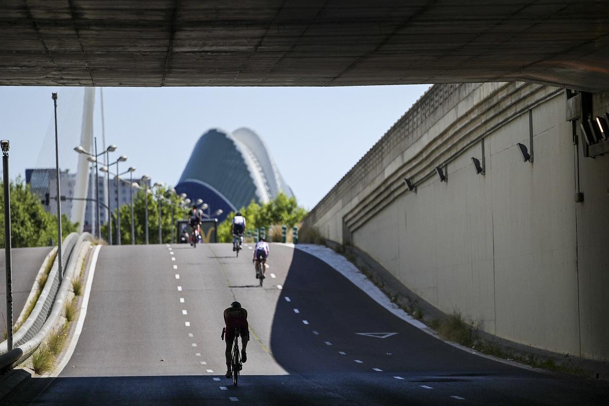 El circuito ciclista pasa por algunos de los sitios más emblemáticos de la ciudad de Valencia