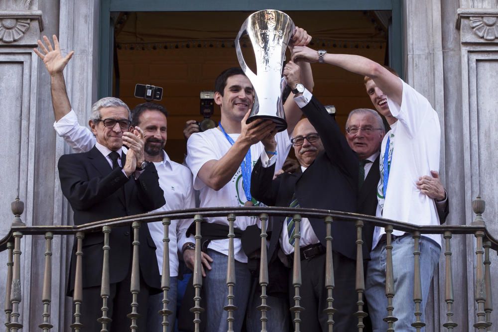 CELEBRACIONES DEL UNICAJA DE MÁLAGA TRAS ...