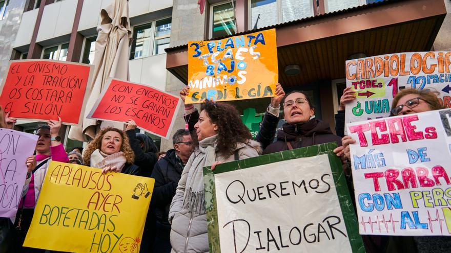 Los sanitarios de Cáceres vuelven a salir a la calle este martes para pedir mejoras