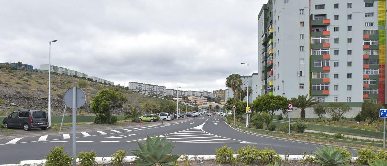 Vista general de la calle Manuel Alemán Álamo, en donde se ubicarán los nuevos edificios residenciales. | | ANDRÉS CRUZ