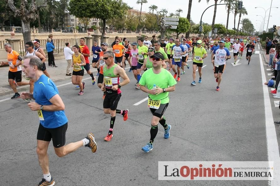 Media Maratón de Murcia: paso por la Avenida del Infante