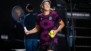 Garbiñe Muguruza en el WTA Finals de Guadalajara (México)