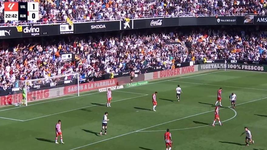 Vídeo: Todos los goles del Valencia 2-1 Almería
