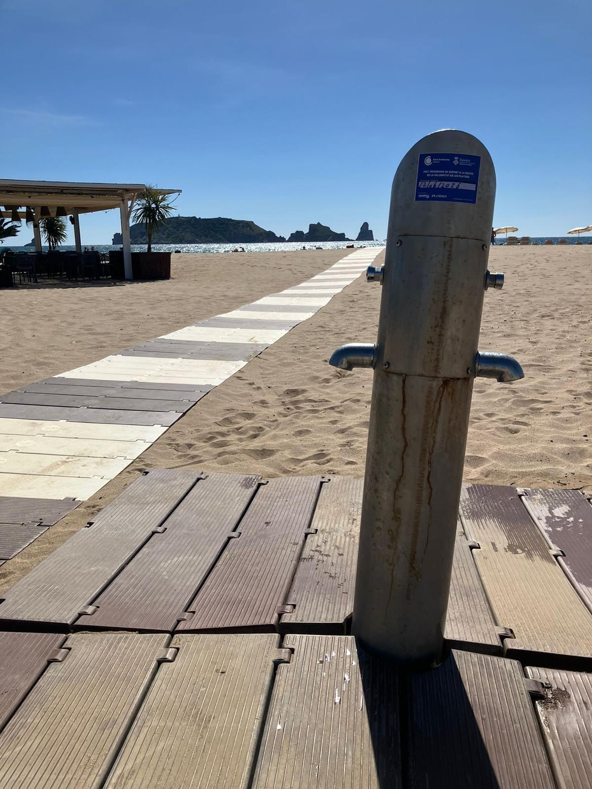 Un dels rentapeus de la platja de l'Estartit