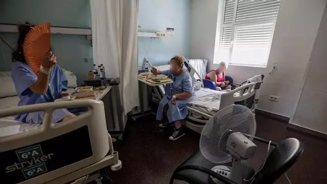 Sin aire acondicionado en el Hospital General de Alicante