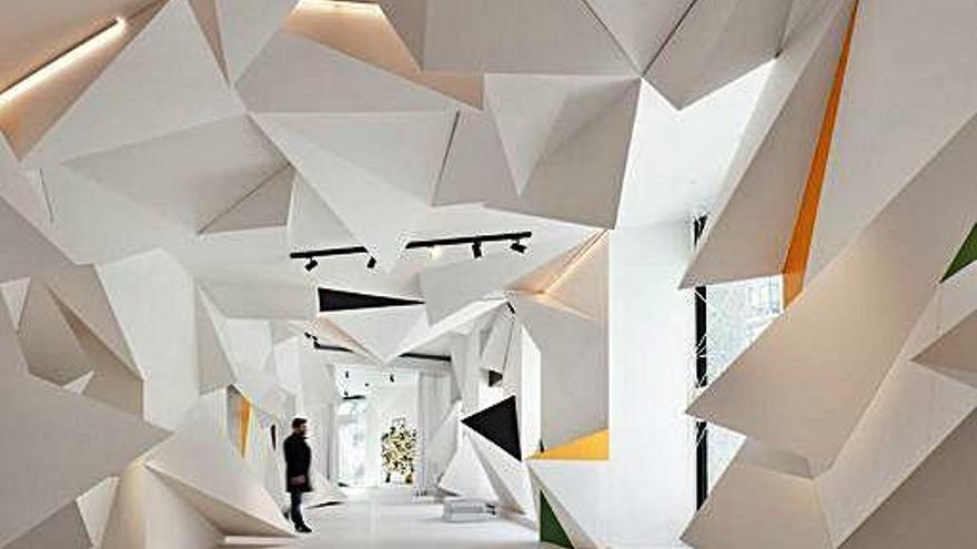 L&#039;aparador «Loewe Solo Origami», premiat al Casa Decor