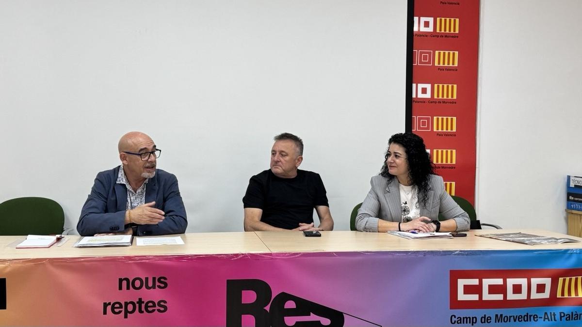 Mariano Sanz, Sergio Villalba y Ana García Alcolea.