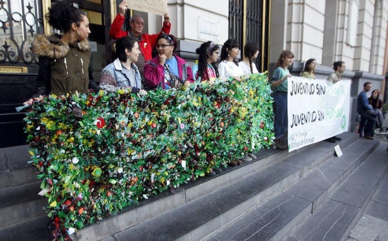 Los jóvenes zaragozanos se suman a la lucha contra el cambio climático