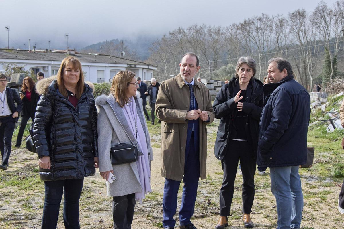 Les imatges del solar on s'aixecarà el nou jutjat de Santa Coloma de Farners