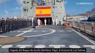 "No hemos dormido": así fue el emotivo reencuentro de las familias con los marinos del buque 'Rayo'