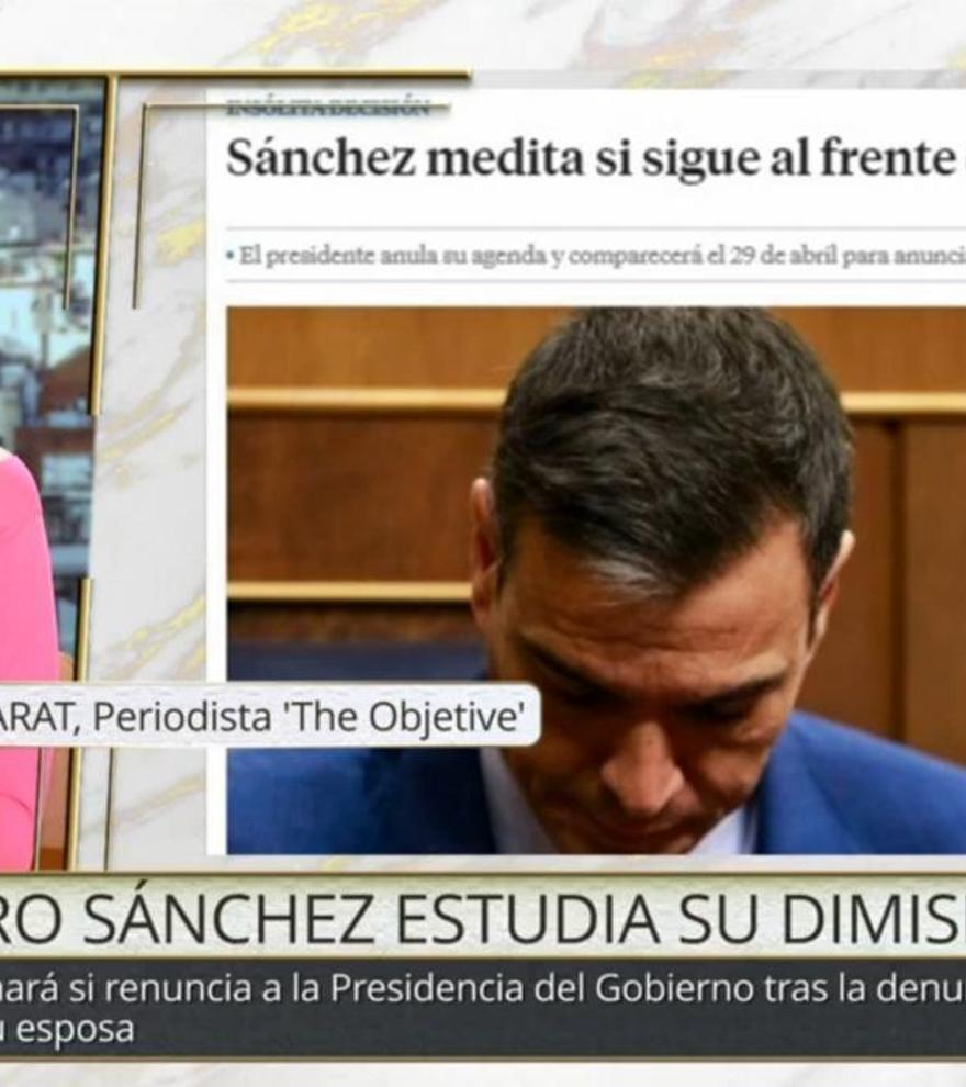 Ana Rosa, impactada tras el anuncio de la posible dimisión de Pedro Sánchez: tumba la escaleta de &#039;TardeAR&#039;