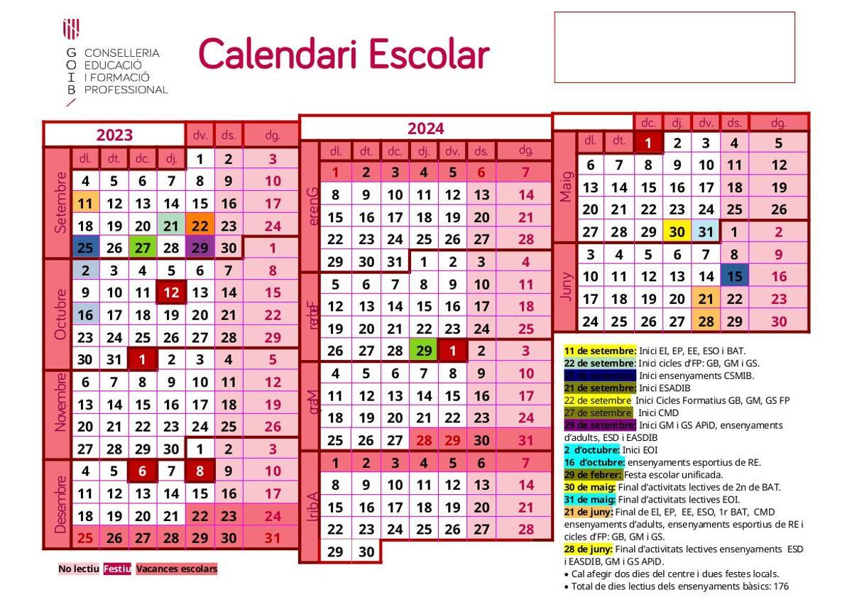 Calendario escolar 20252025 en estas son las fechas clave