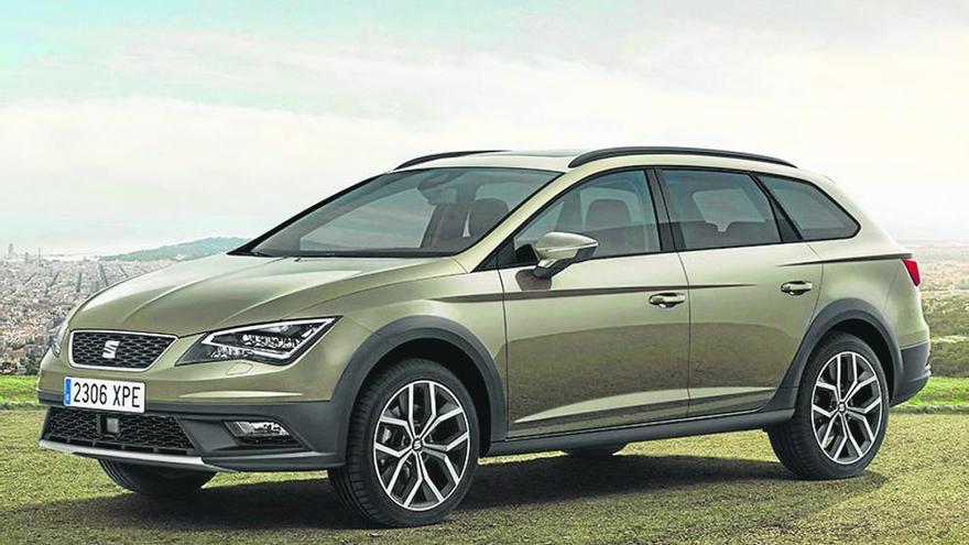 El Seat León X-Perience está basado en la carrocería familiar (ST) pero presenta novedades estéticas tan cuidadas como acertadas de modo que el conjunto final ofrece la imagen de vehículo robusto que se espera de un SUV