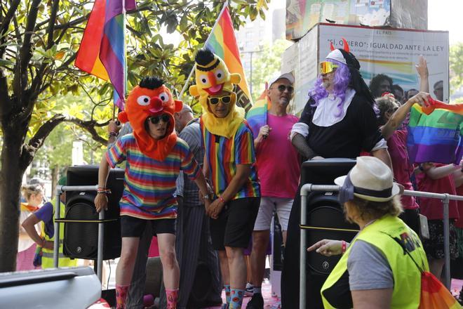 El desfile del Orgullo en Gijón, en imágenes