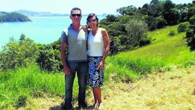 Guillermo Cabal e Isabel Navarro, en una imagen tomada en Nueva Zelanda.