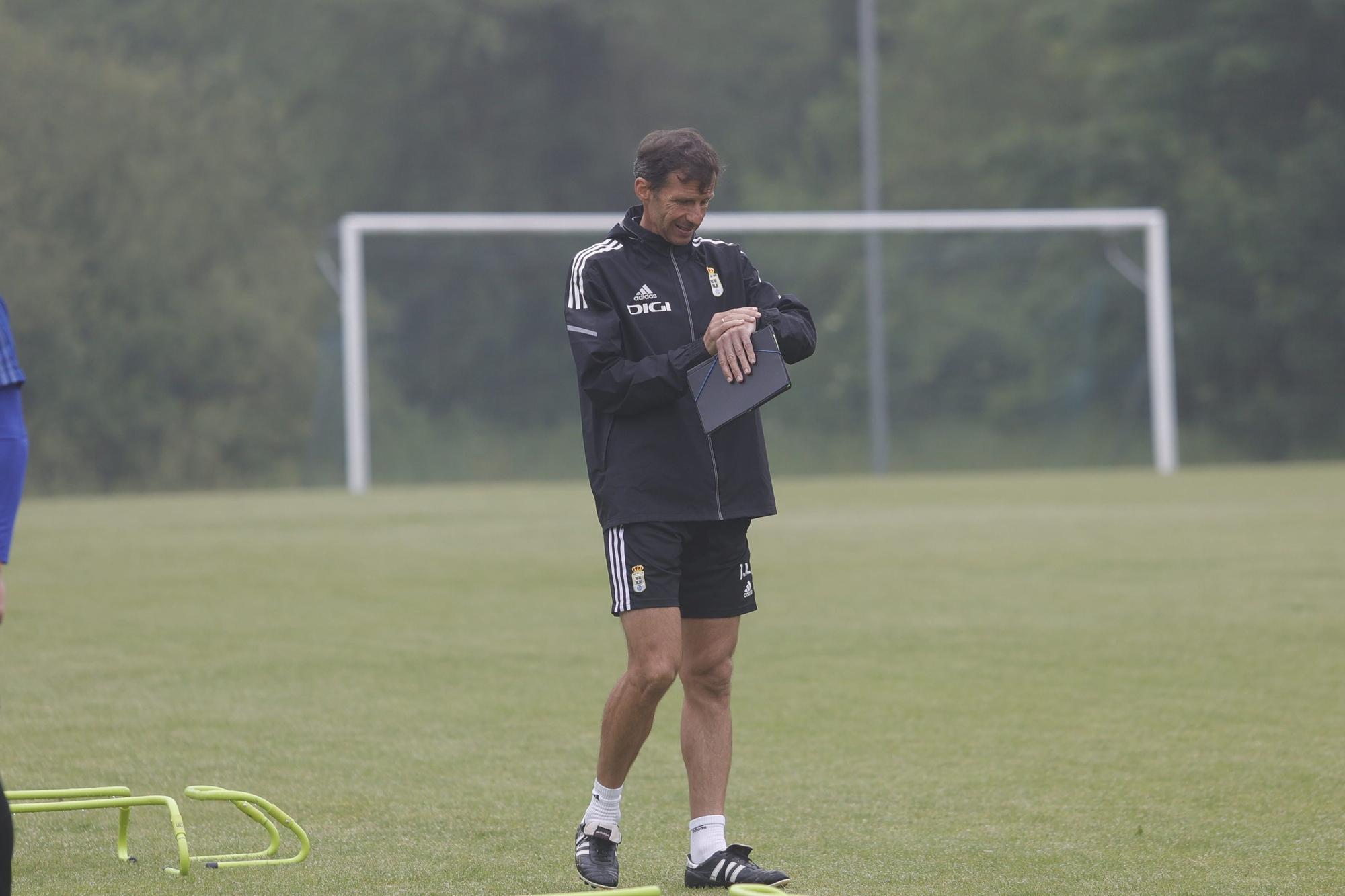 Las imágenes del entrenamiento del Oviedo