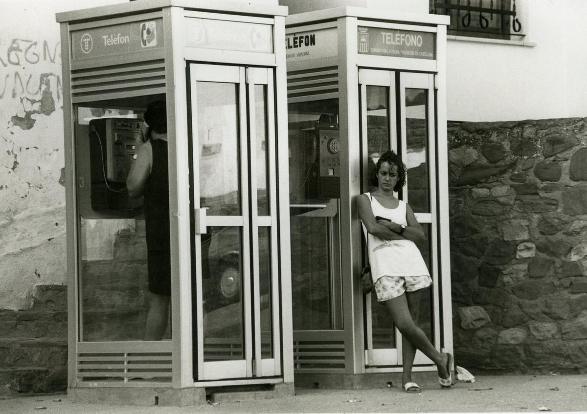 Cabinas antiguas, modelo Garza, en la provincia de Castellón.