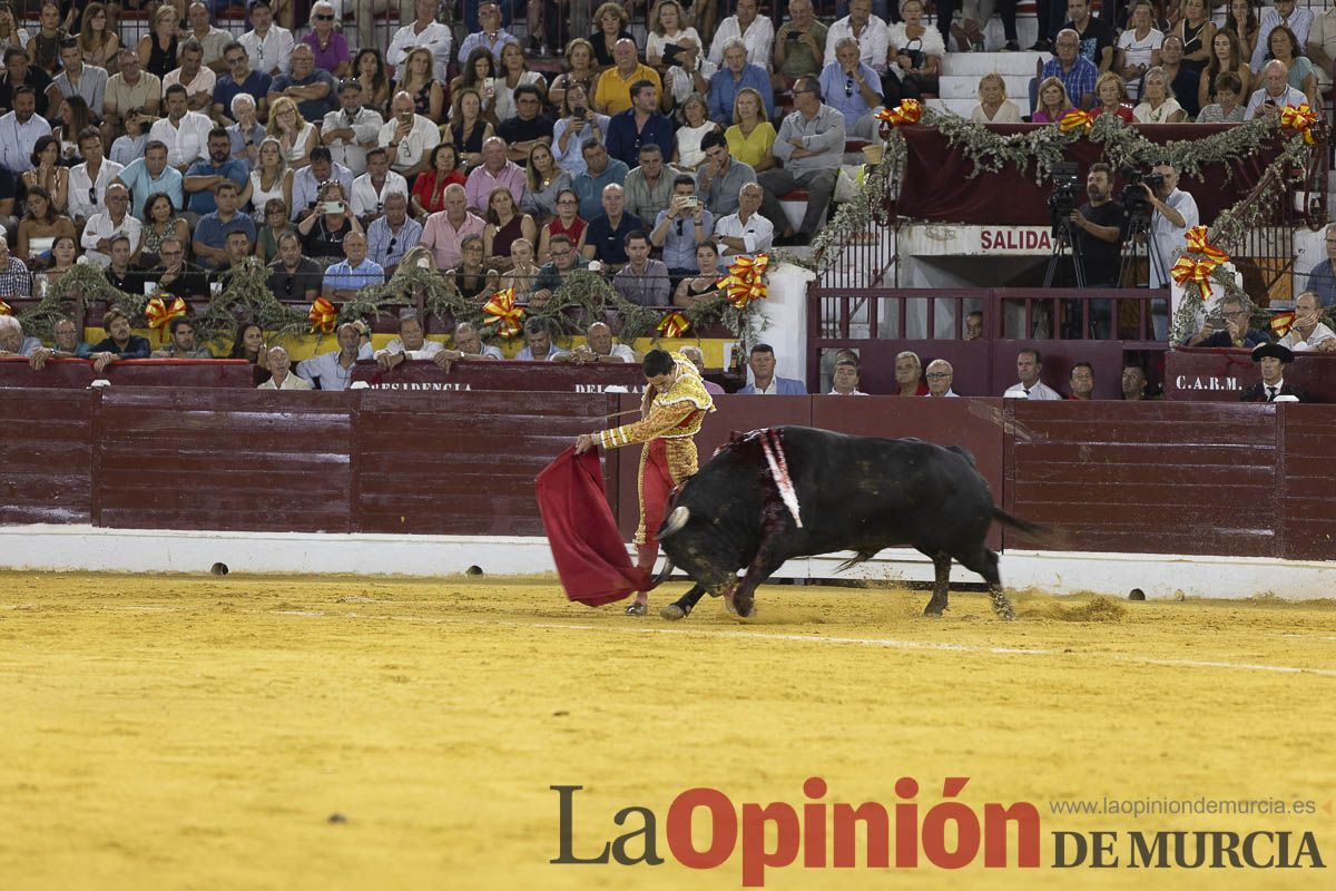 Tercer festejo de la Feria Taurina de Murcia (Talavante, Paco Ureña y Roca Rey), en imágenes
