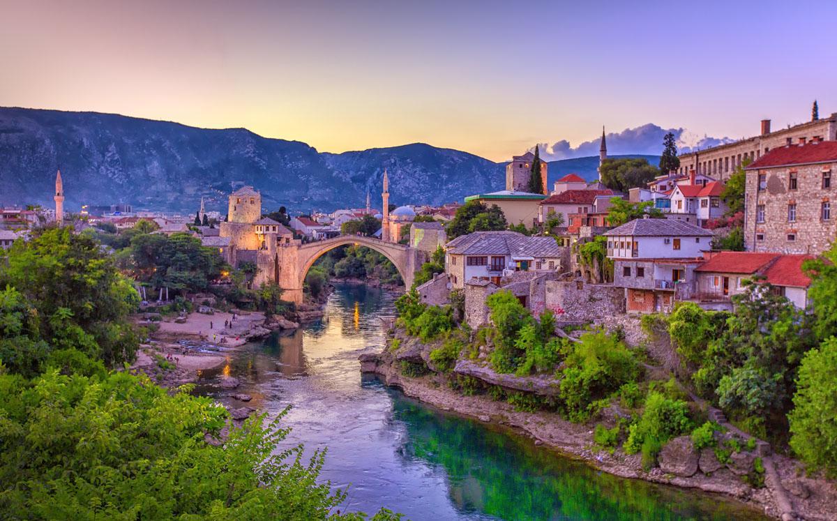 Puente Viejo en Mostar, Bosnia y Herzegovina