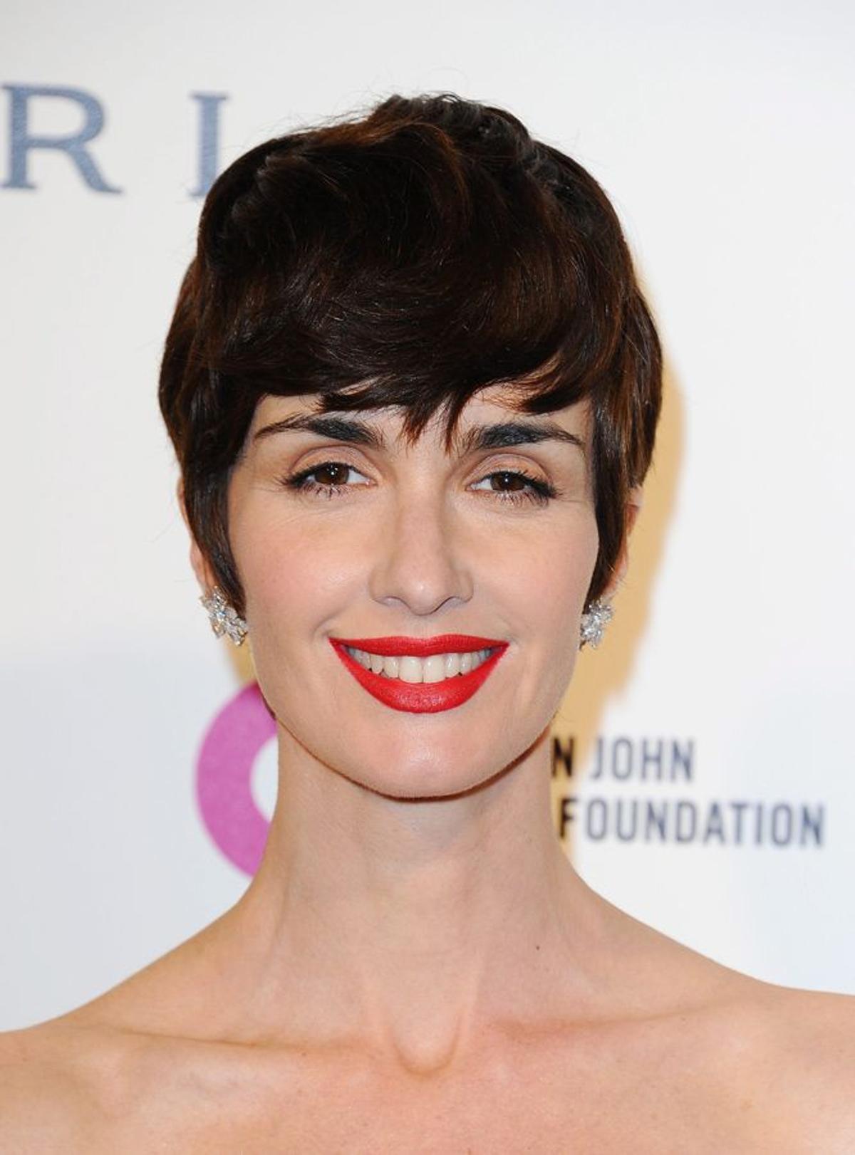 El maquillaje de Paz Vega en la fiesta de los Oscar de Elton John