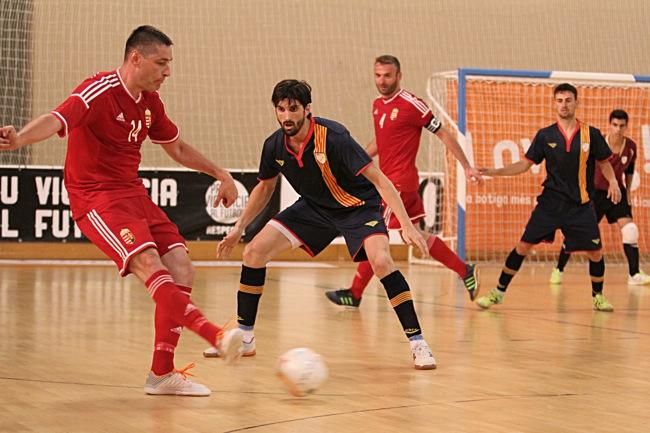 El Catalunya-Hongria de futbol sala al Pujolet