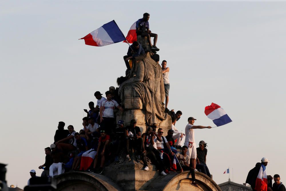 Las imágenes de la celebración de la selección francesa en París