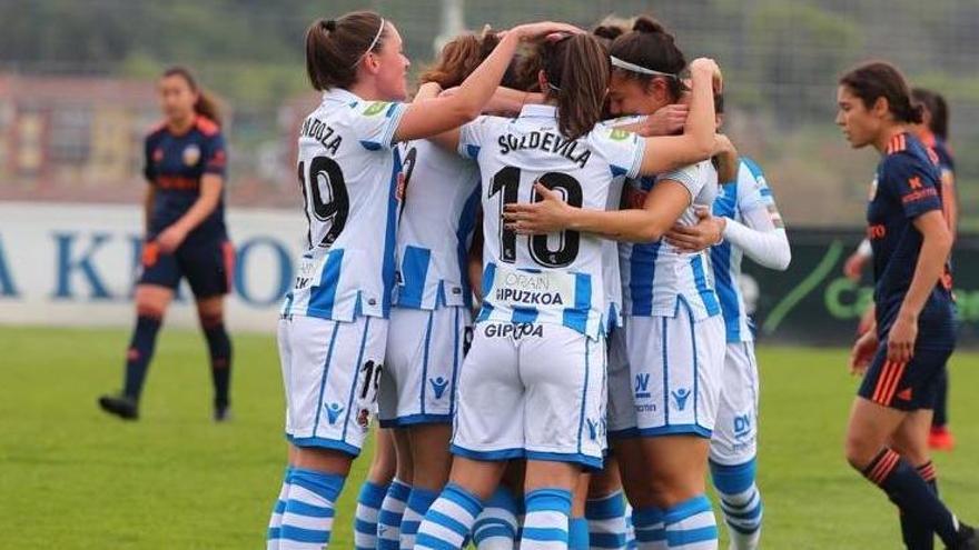 Dura derrota del Valencia Femenino en San Sebastián