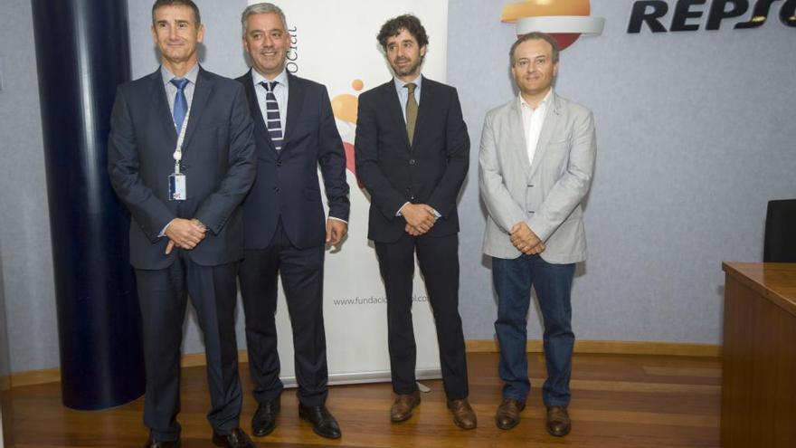 Un momento dle anuncio del premio de narrativa breve Repsol // J. Roller