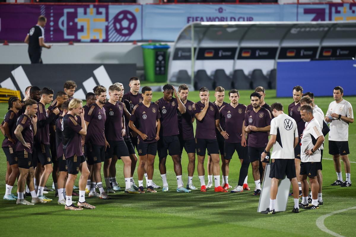 Weltmeisterschaft 2022 |  Interne Spannung in Deutschland vor dem Spiel gegen Spanien