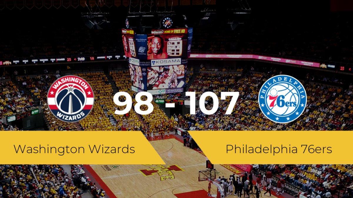 Philadelphia 76ers consigue la victoria frente a Washington Wizards por 98-107