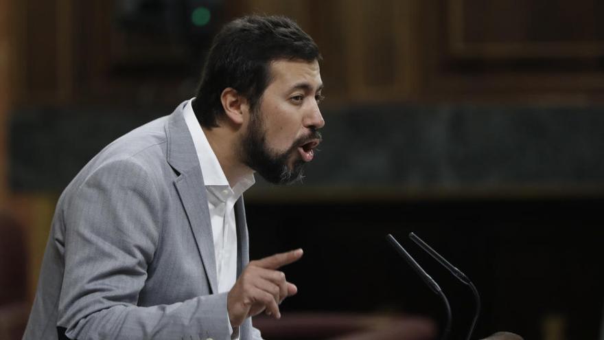 Gómez-Reino, hoy en el Congreso. // Efe