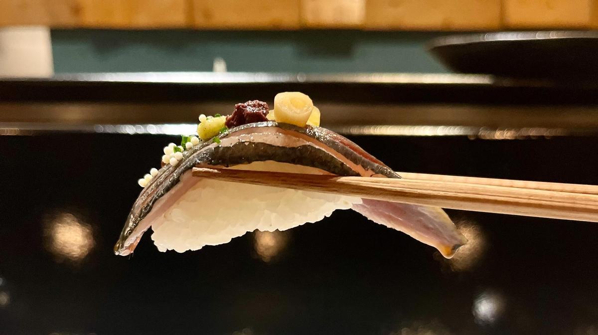 El 'nigiri' de gilda, otra invención de Ricardo Sanz.