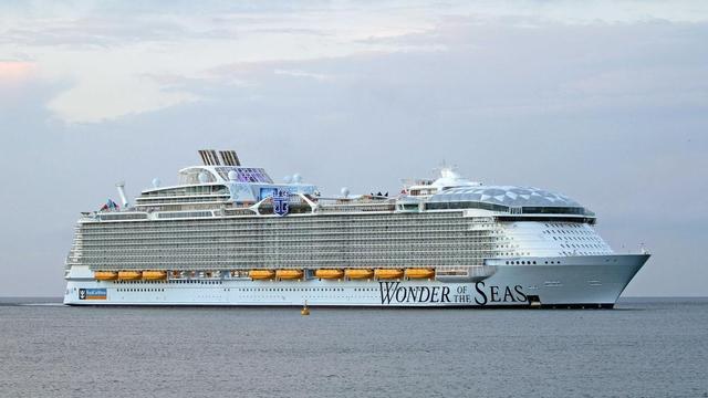 En las entrañas del 'Wonder of the Seas'.