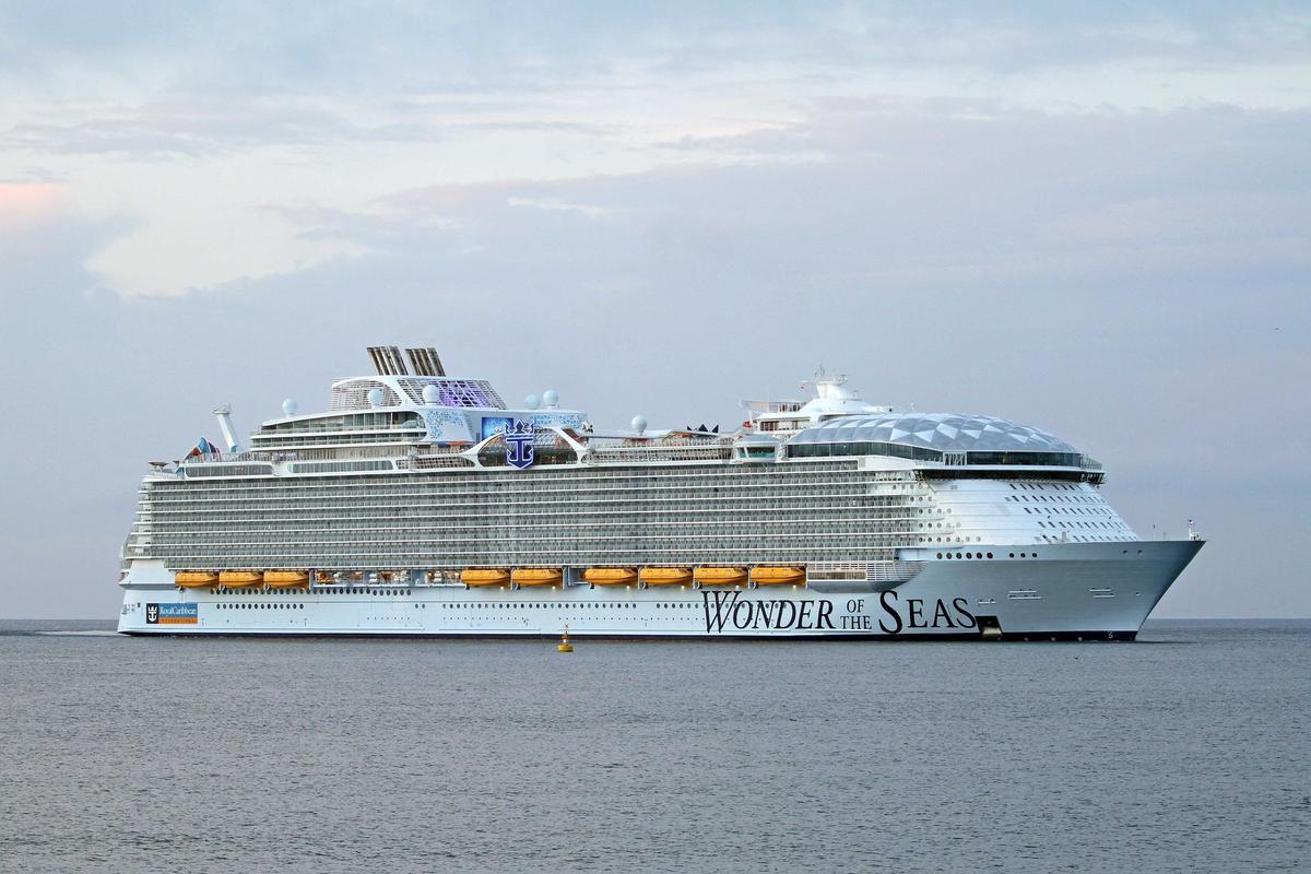 En las entrañas del 'Wonder of the Seas'.