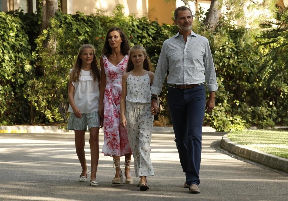 Familienfoto der spanischen Könige auf Mallorca