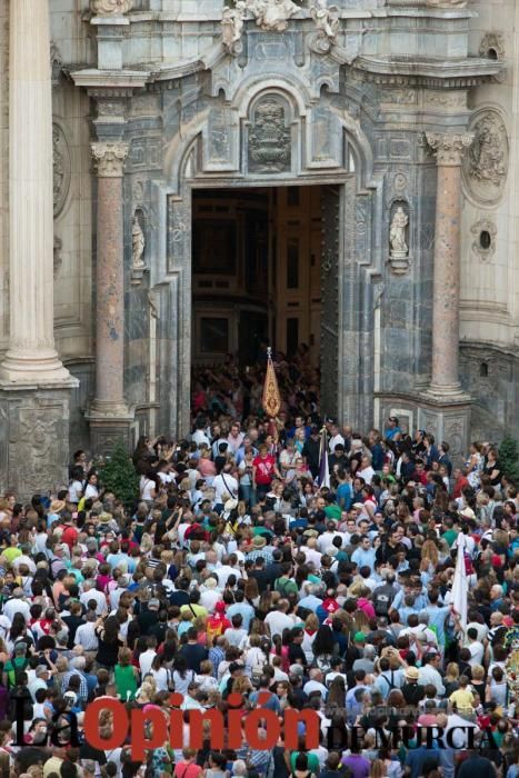 Salida de la Virgen de la Fuensanta desde la Cated