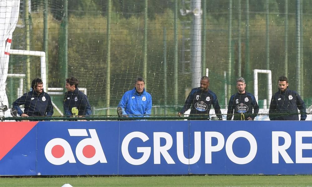 El Dépor trabaja tras el empate en Granada