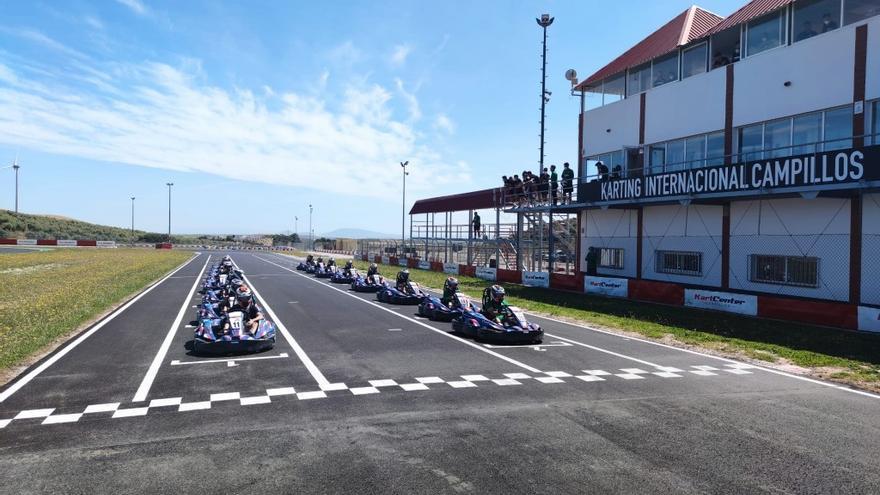 Isma Casas y Matos lideran al Málaga en la pista