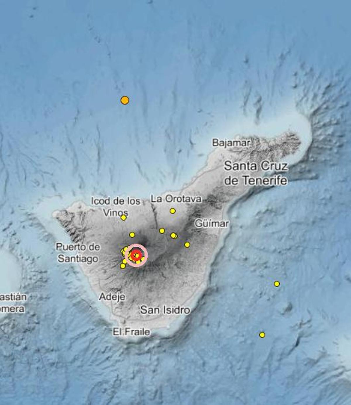 Seísmos en Tenerife.