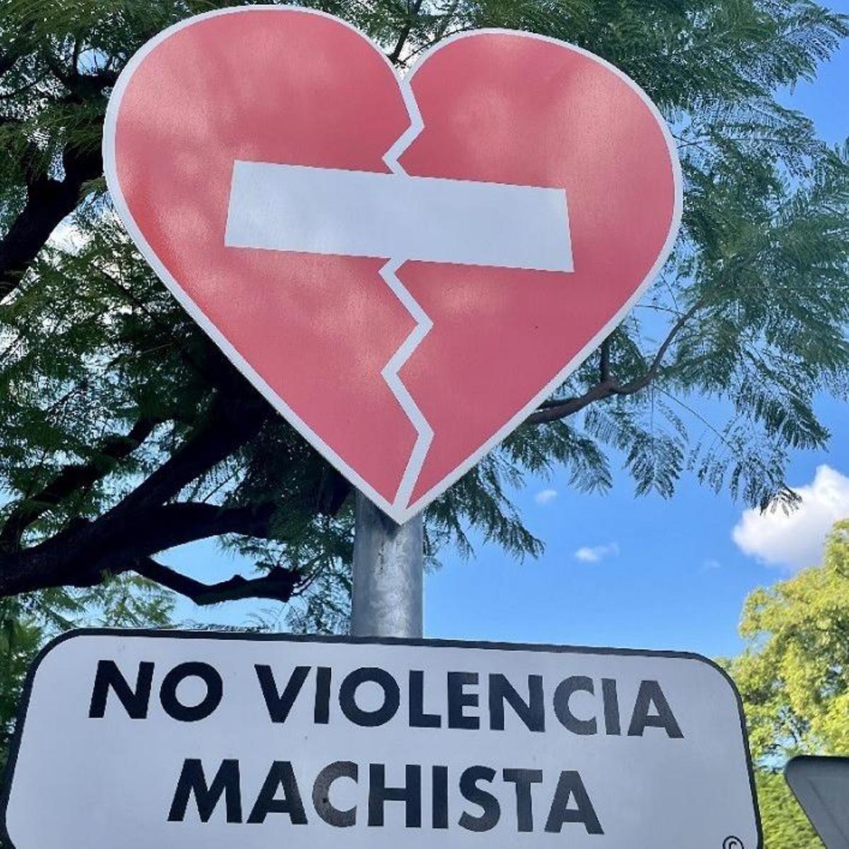 Símbolo contra la violencia machista.