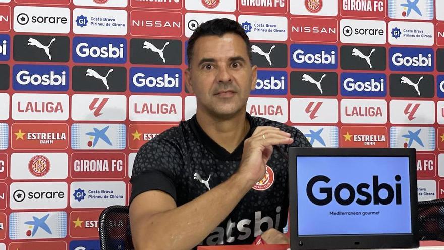 Míchel, en la prèvia del partit contra el Getafe.