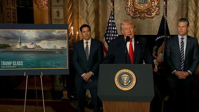 Trump ordena la construcción de dos nuevos buques de guerra con su nombre