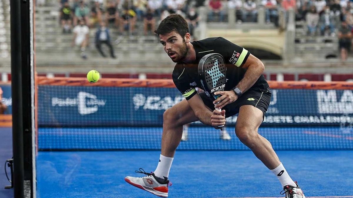 Javi Garrido, durante el torneo de Albacete.