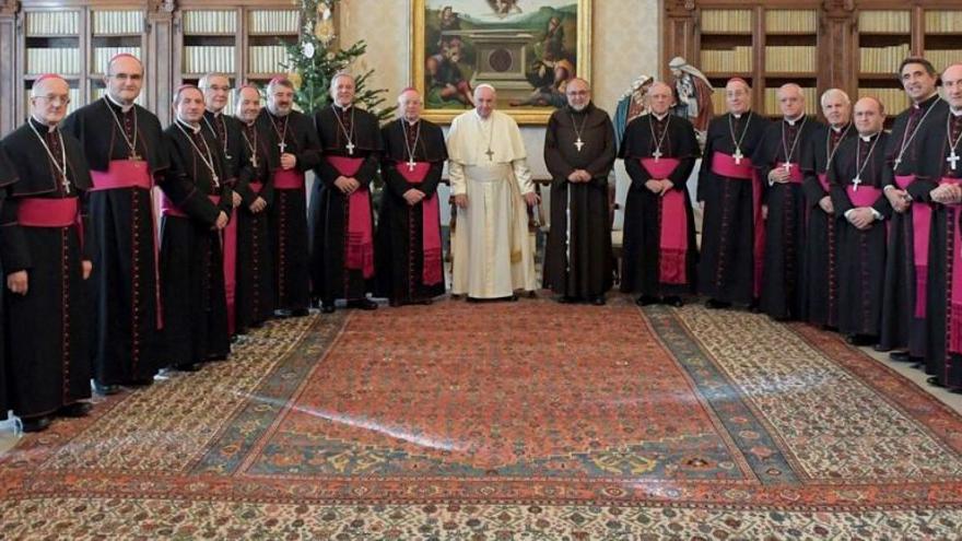 Recepción del Papa a los obispos españoles.  | // VATICANO