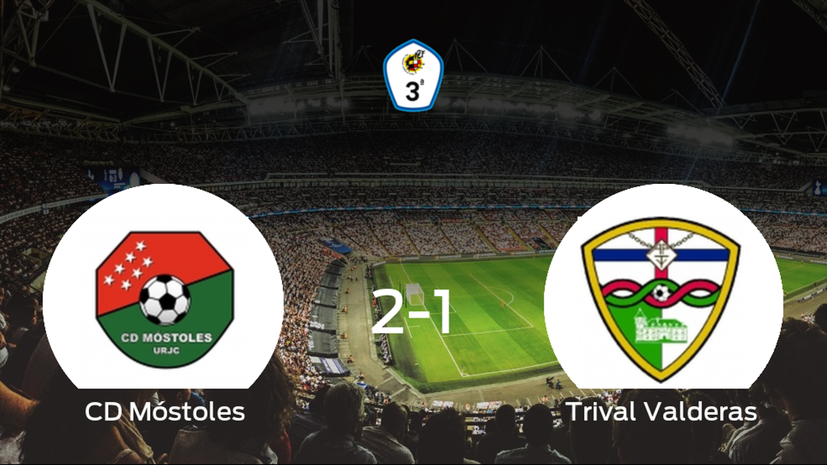 El CD Móstoles logra una ajustada victoria en casa ante el Trival Valderas (2-1)