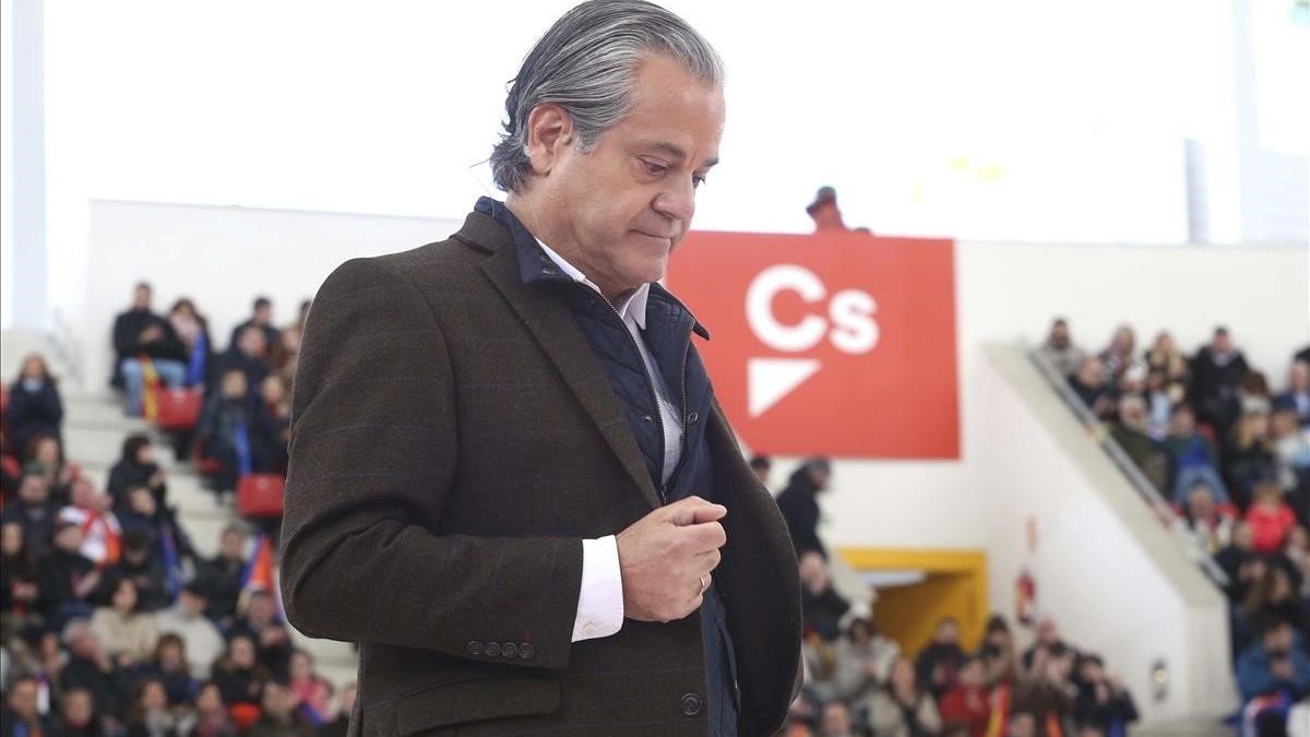 Marcos de Quinto mitin Ciudadanos Las Rozas 7-4-2019