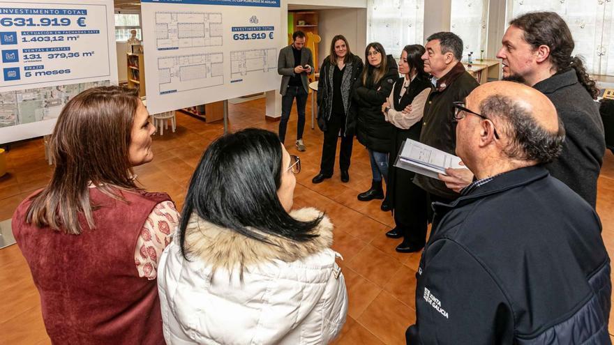 Román Rodríguez presentó el proyecto ayer en Agolada.