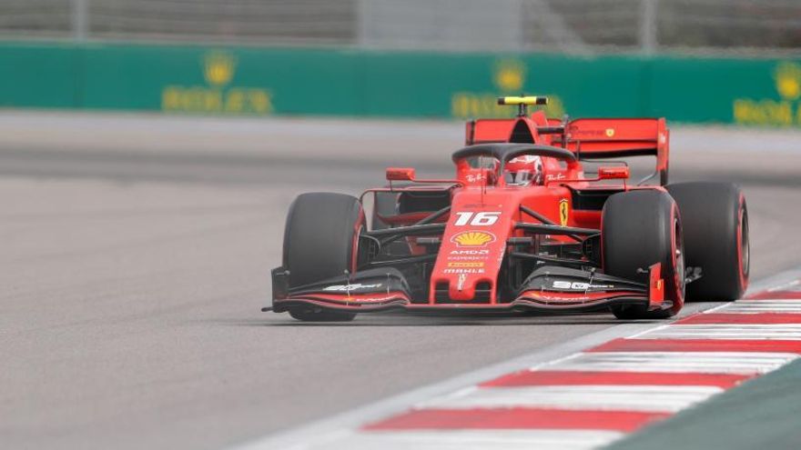 Leclerc, el más rápido en los primeros libres en Sochi