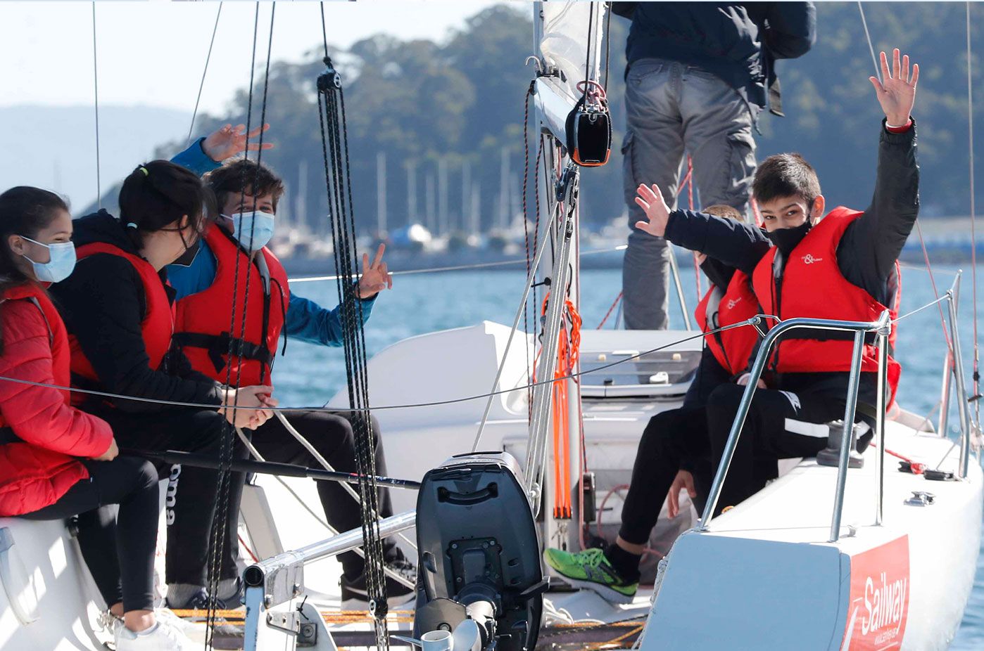 Aulas sobre el agua y libros de viento en la Ría de Vigo